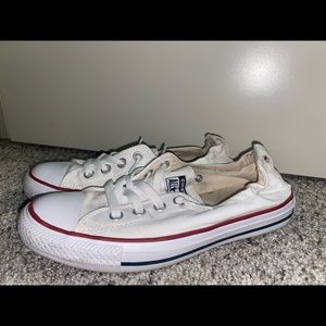 White slip on converse